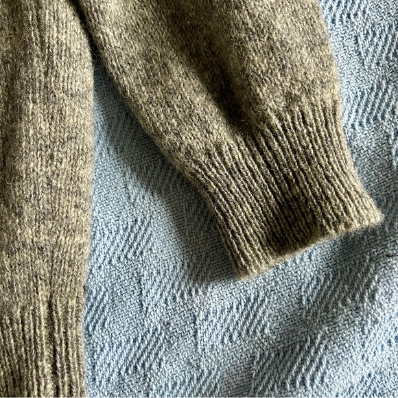 Shetland wool argyle cardigan vintage Sz small preppy librariancore academia - Picture 9 of 11